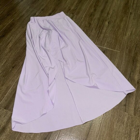 NWOT Halara breezeful high low skirt with shorts Size S purple lavender color - Picture 1 of 10